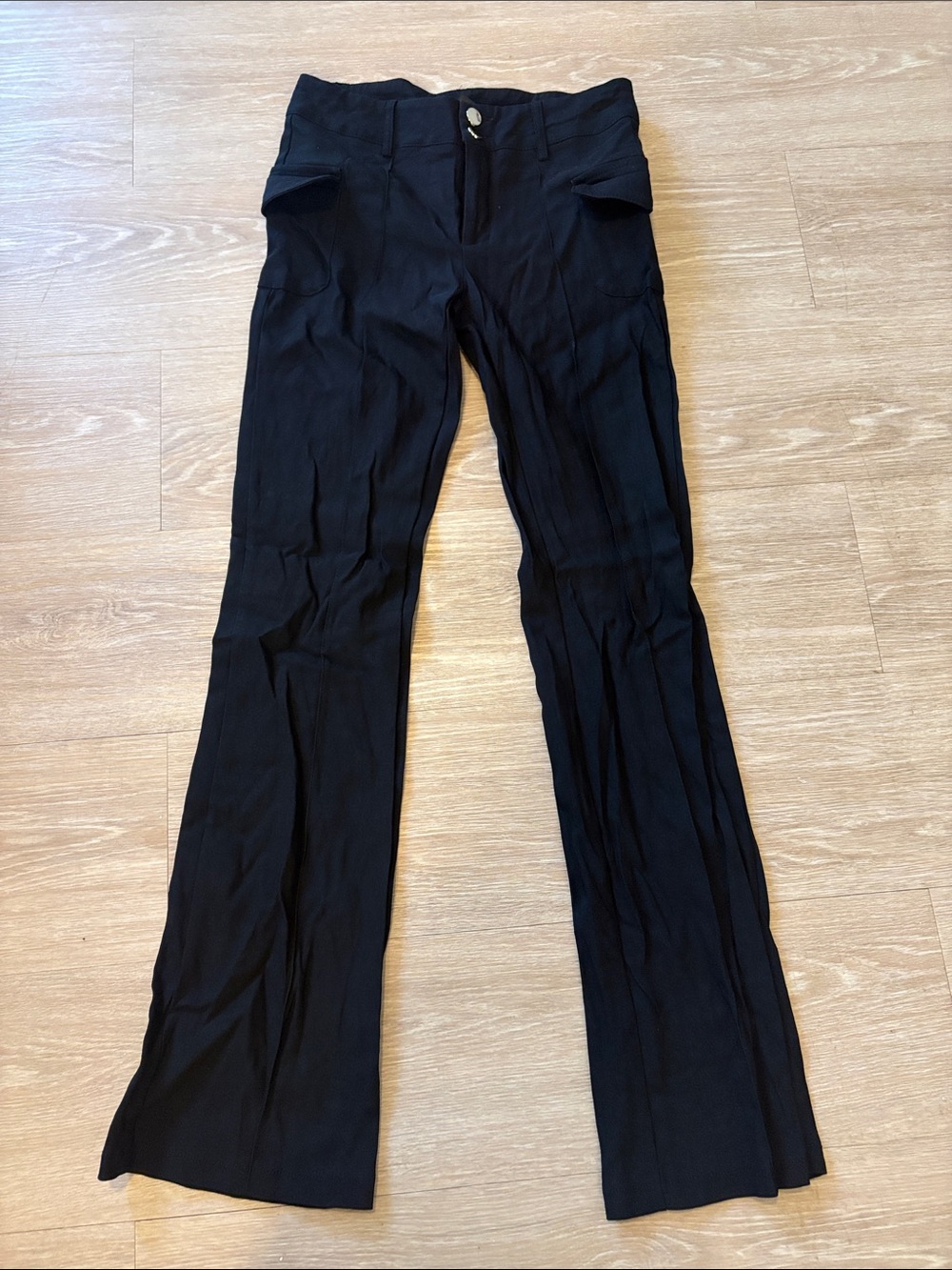 SHEIN Black Flared Dress Pants